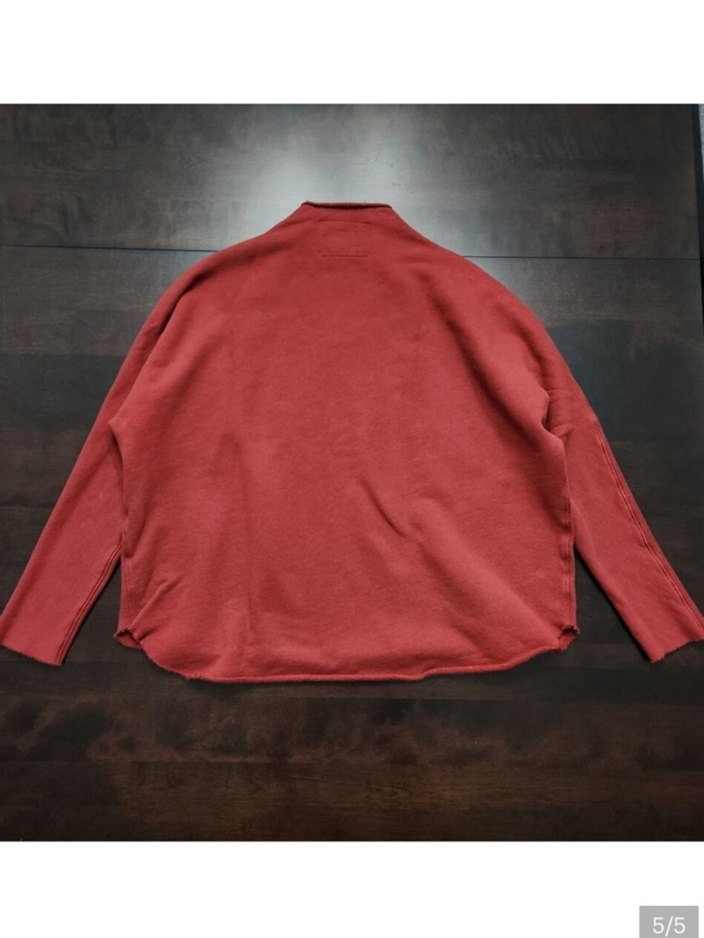 Frank & Eileen Effie Long Sleeve Funnel Neck cepelet triple fleece sweater small - Picture 5 of 5